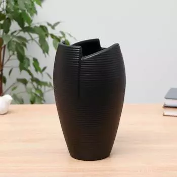 Ваза керамика настольная "Веер" 14х15х24 см, микс