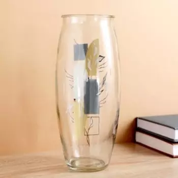 Ваза Листок на проз.стекле, d-7см 10х23 см