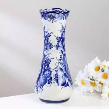 Ваза "Людмила", гжель