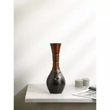 Ваза этническая «Лунжил», керамика, h=40 см, 1 сорт, Иран