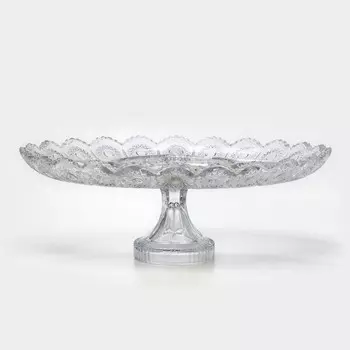 Ваза - менажница стеклянная на ножке MEY-JI, 3623 см