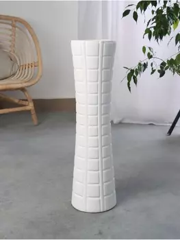 Ваза напольная «Энтрикен», 5815 см, керамика, белая