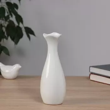 Ваза «Тириль», 20.56.5 см, керамика, белая