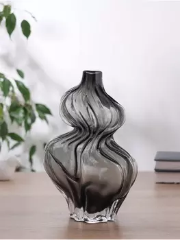 Ваза «Одри», d=2.5 см, 2612.5 см, стекло, чёрная