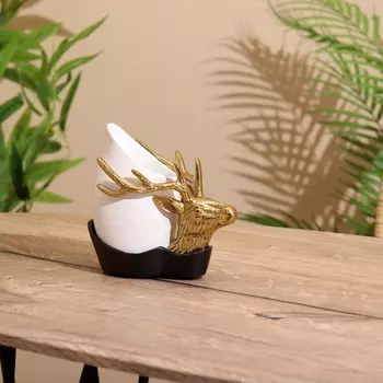 Конфетница «Олень», алюминий, 146.514 см