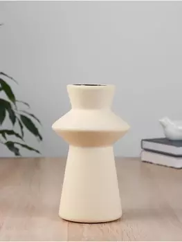 Ваза «Олвен», d=7 см, 199 см, керамика, бежевая