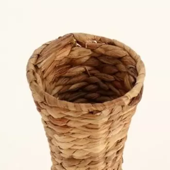 Ваза плетеная, 13/8/19/13х55 см, камыш
