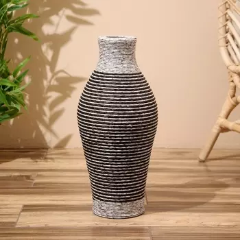 Ваза плетёная, напольная 22х22х49 см