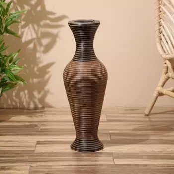 Ваза плетёная, напольная 24х24х60 см (+/- 2 см)