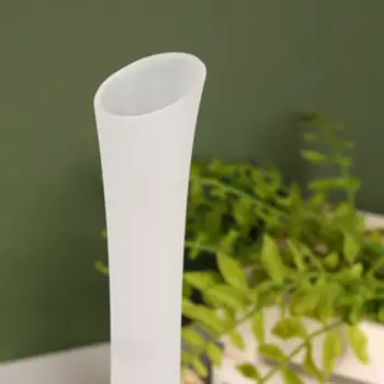 Ваза «Пять вечеров», фристайл, 150 мл, d=2.5 см, 309 см, стекло, белая матовая