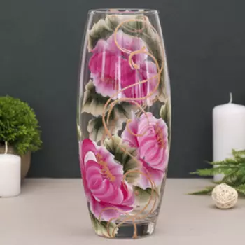Ваза «Пышные цветы», 7.51126 см, стекло
