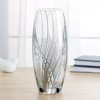 Ваза «Роскошное серебро», 2.8 л, 81126 см, стекло, прозрачная