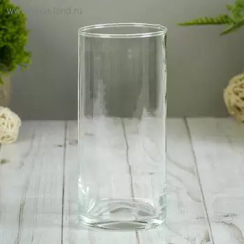 Ваза «Ротонда-3», 430 мл, 156.5 см, стекло, прозрачная