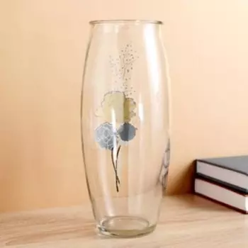 Ваза "Роза" на проз.стекле, d-7см 10х23 см