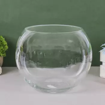 Ваза «Шаровая», 5 л, d=14 см, 2219 см, стекло, прозрачная