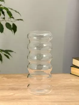Ваза «Ширли», 241010 см, стекло, прозрачная