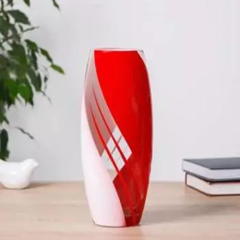 Ваза "Симона" рубин h-26х11см d-7.5см