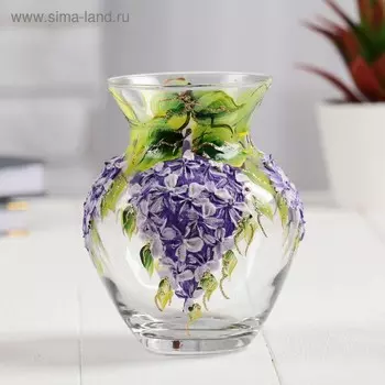 Ваза "Сирень" h14х10,5; d-8см