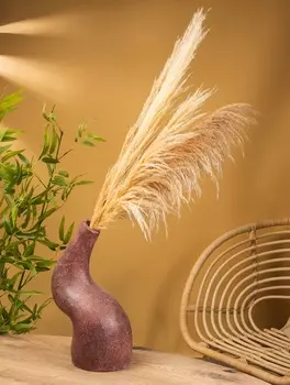 Ваза терракота «Рог», 252045 см, керамика