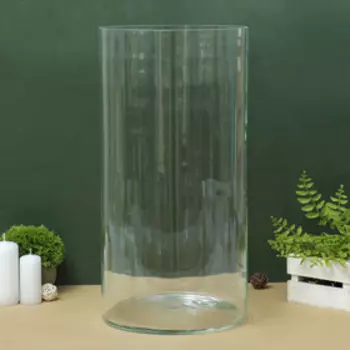Ваза «Трубка 250», 22 л, 5025 см, стекло, прозрачная