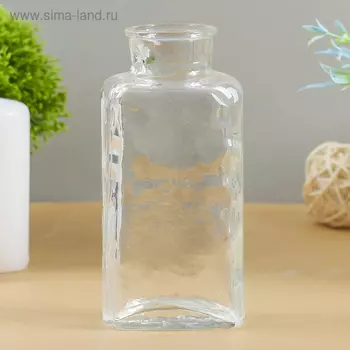 Ваза «Уинстон», овальная, 250 мл, 1475 см, стекло, прозрачная