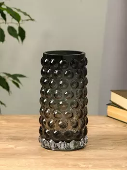 Ваза «Валери», шарики, 2311 см, стекло, серая