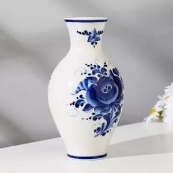 Ваза "Весенняя", 8,5х19 см, гжель