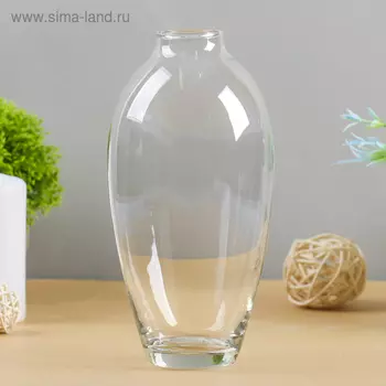 Ваза "Весна" 18/6 18х9см, 0,56л прозрачная