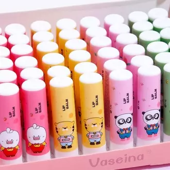 Вазелин для губ «Зверятки», микс цветов и ароматов