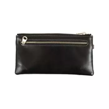 VDG3362 Кошелек, отдел на молнии, цвет черный 18х9х1см