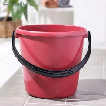 Ведро хозяйственное, 12 л, d=31 см, h=27 см, МИКС