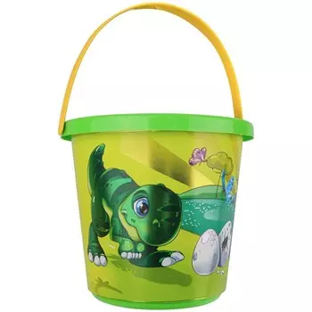 Ведро №8 «Динозавры», с блестящей картинкой, 0,85 л