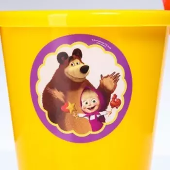 Ведро для игры с песком, Маша и Медведь 1 л