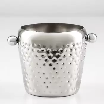 Ведро для льда из нержавеющей стали, 15,51312, 201 сталь, толщина 0,8 мм, цвет серебряный
