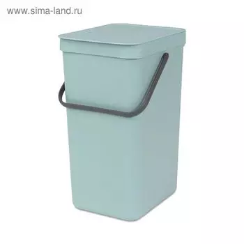 Мусорное ведро Brabantia Sort&Go, встраиваемое, цвет мятный, 16 л