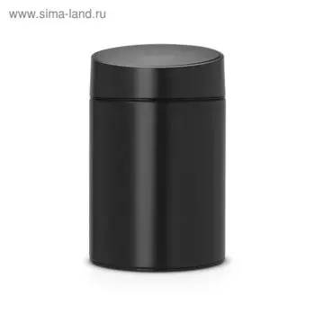 Ведро для мусора с крышкой Brabantia Slide Bin, 5 л, подвесное, цвет чёрный