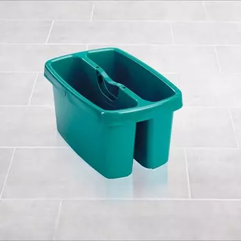 Ведро для мытья окон LEIFHEIT, с двумя отделениями, пластик, 382520 см, бирюзовое