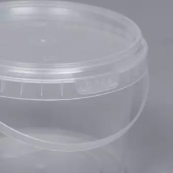 Ведро круглое с ручкой для еды, ПП, 0,5 мл