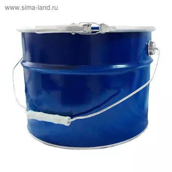 Ведро металлическое, 10 л, синий цвет