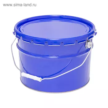 Ведро металлическое ,10 л, синий цвет