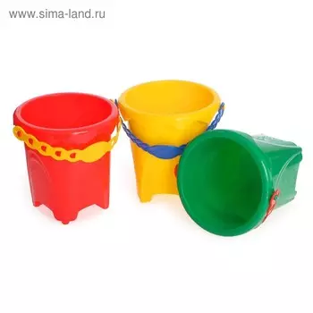 Ведро детское для песочницы и снега, 350 мл, МИКС