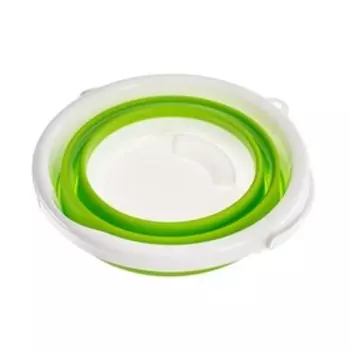 Ведро складное круглое 5л, зеленое