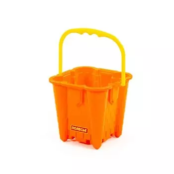 Ведро-замок детское для игры в песке №2 большое, МИКС