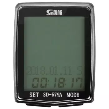 Велокомпьютер SD-579A, 19 функций, проводной