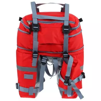 Велорюкзак Course, на багажник, цвет красный