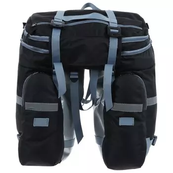 Велорюкзак Course на багажник, цвет серый