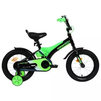 Велосипед 14" Graffiti Super Cross, цвет зеленый