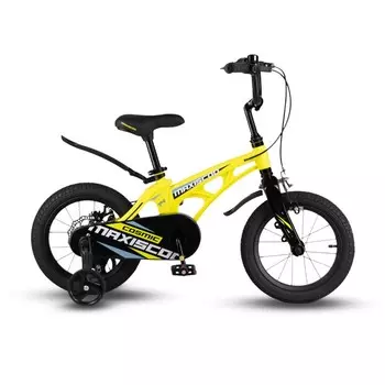 Велосипед 14'' Maxiscoo COSMIC Стандарт Плюс, цвет Желтый Матовый