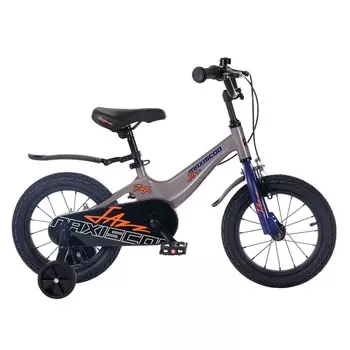 Велосипед 14'' Maxiscoo JAZZ Стандарт Плюс, цвет Серый Жемчуг