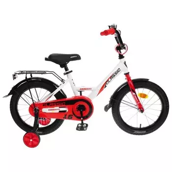 Велосипед 16" Graffiti Classic, цвет белый/красный